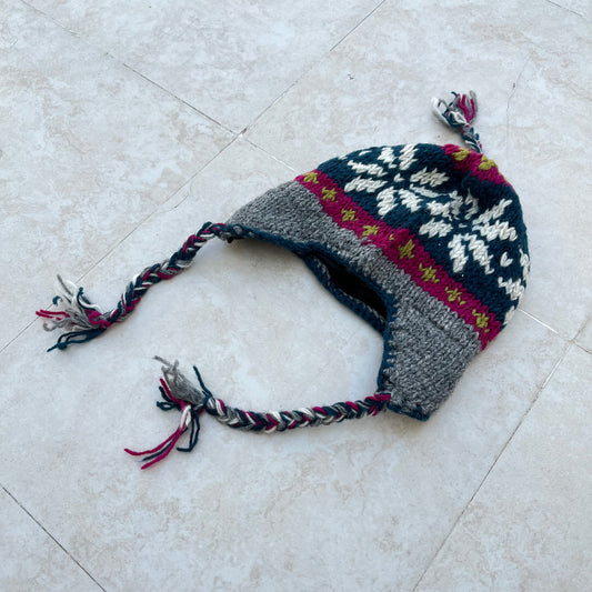 Winter Cap with braids