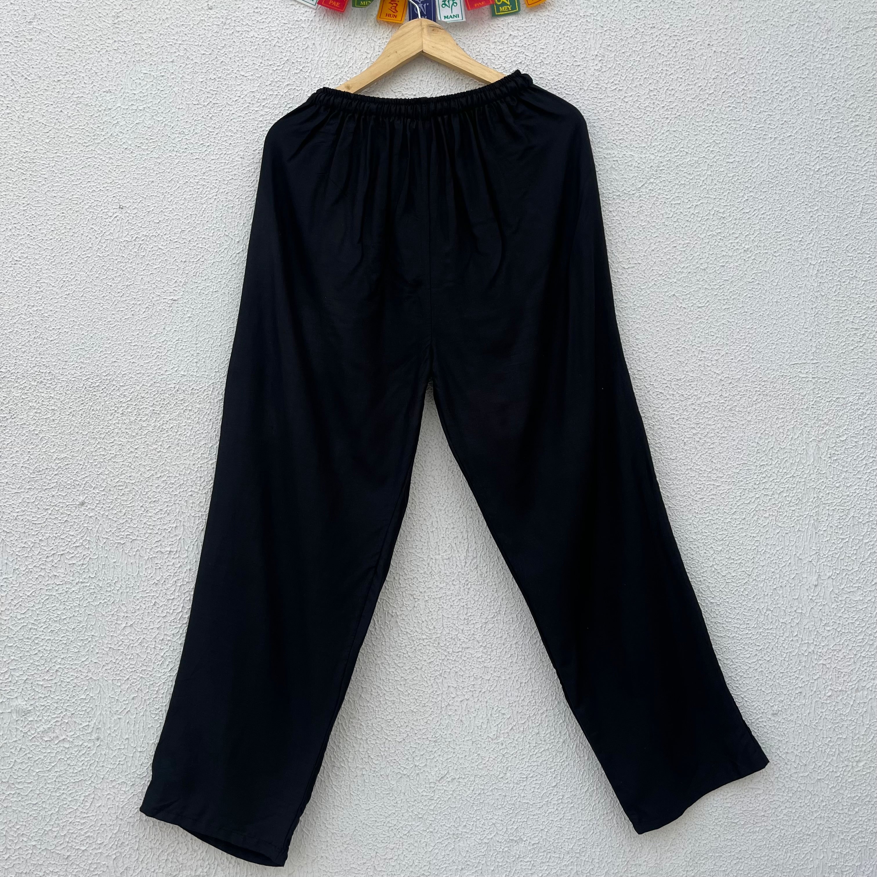 7 Chakra Pants - Black (Multicolour)