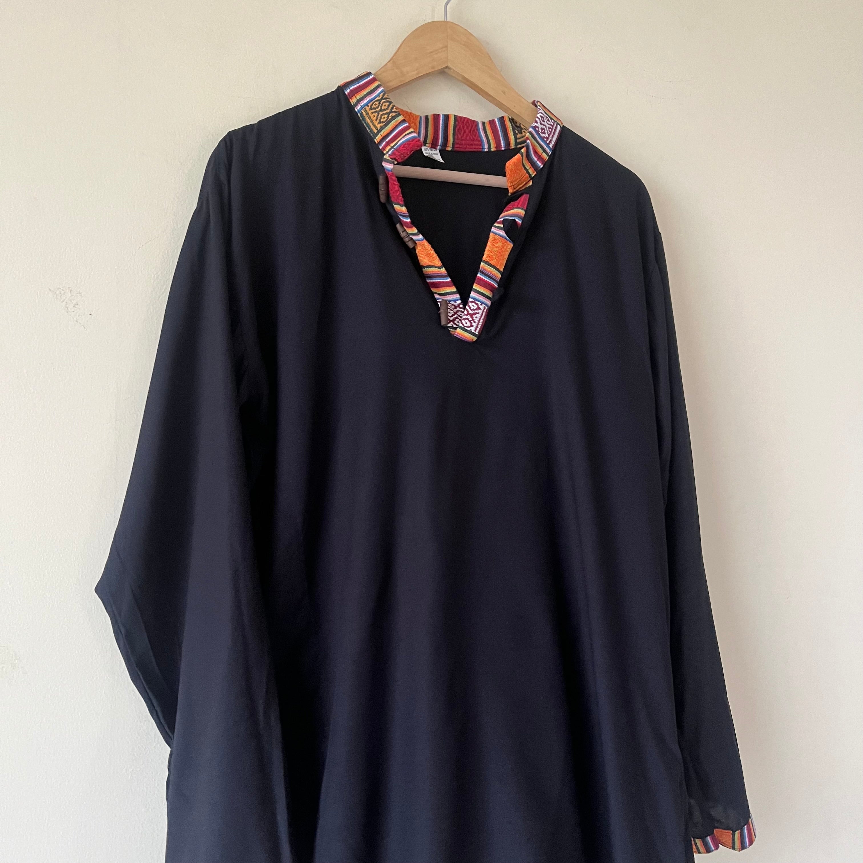 Nepali Kurta - Black