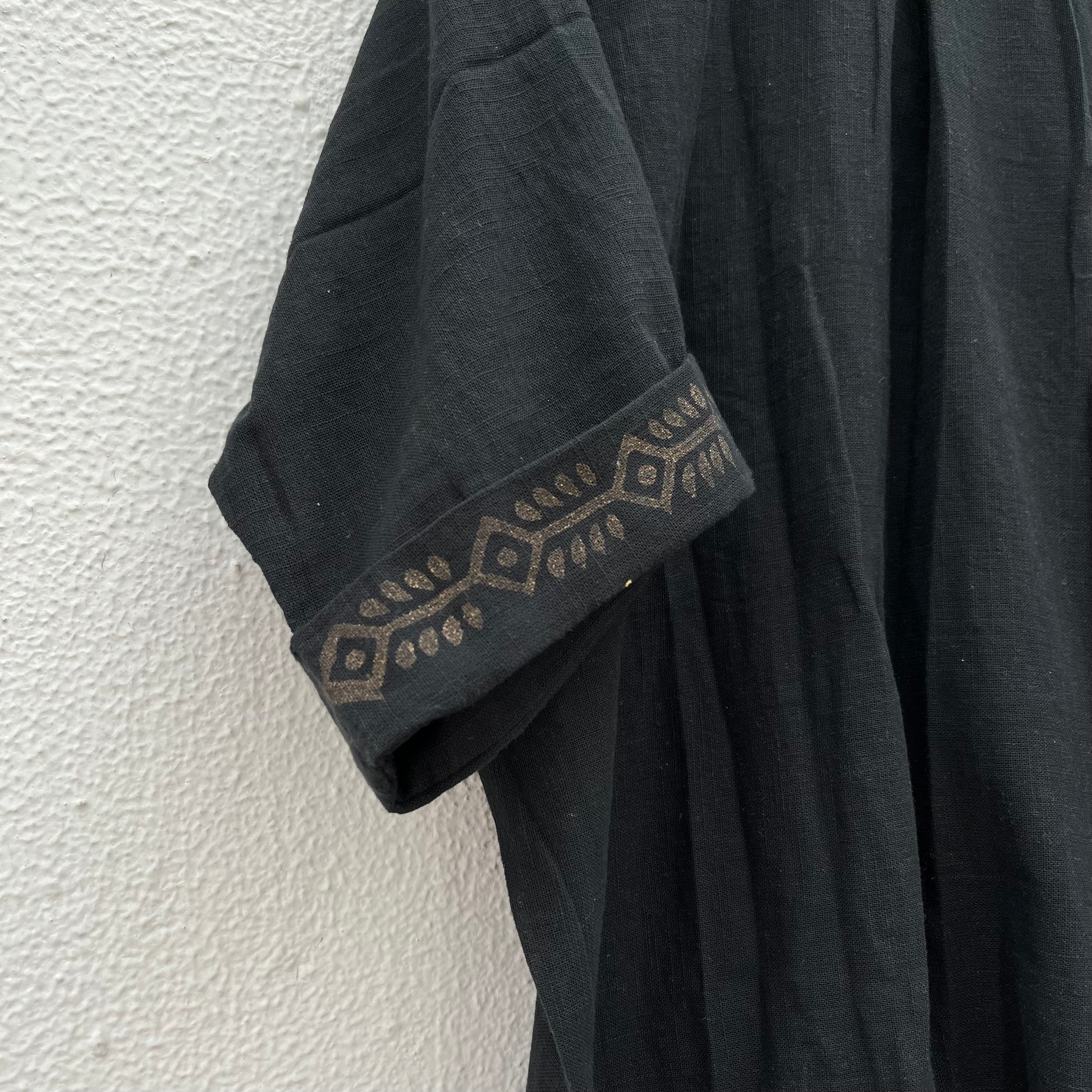 Rahgir Cotton Unisex Shirt 2.0 - Black