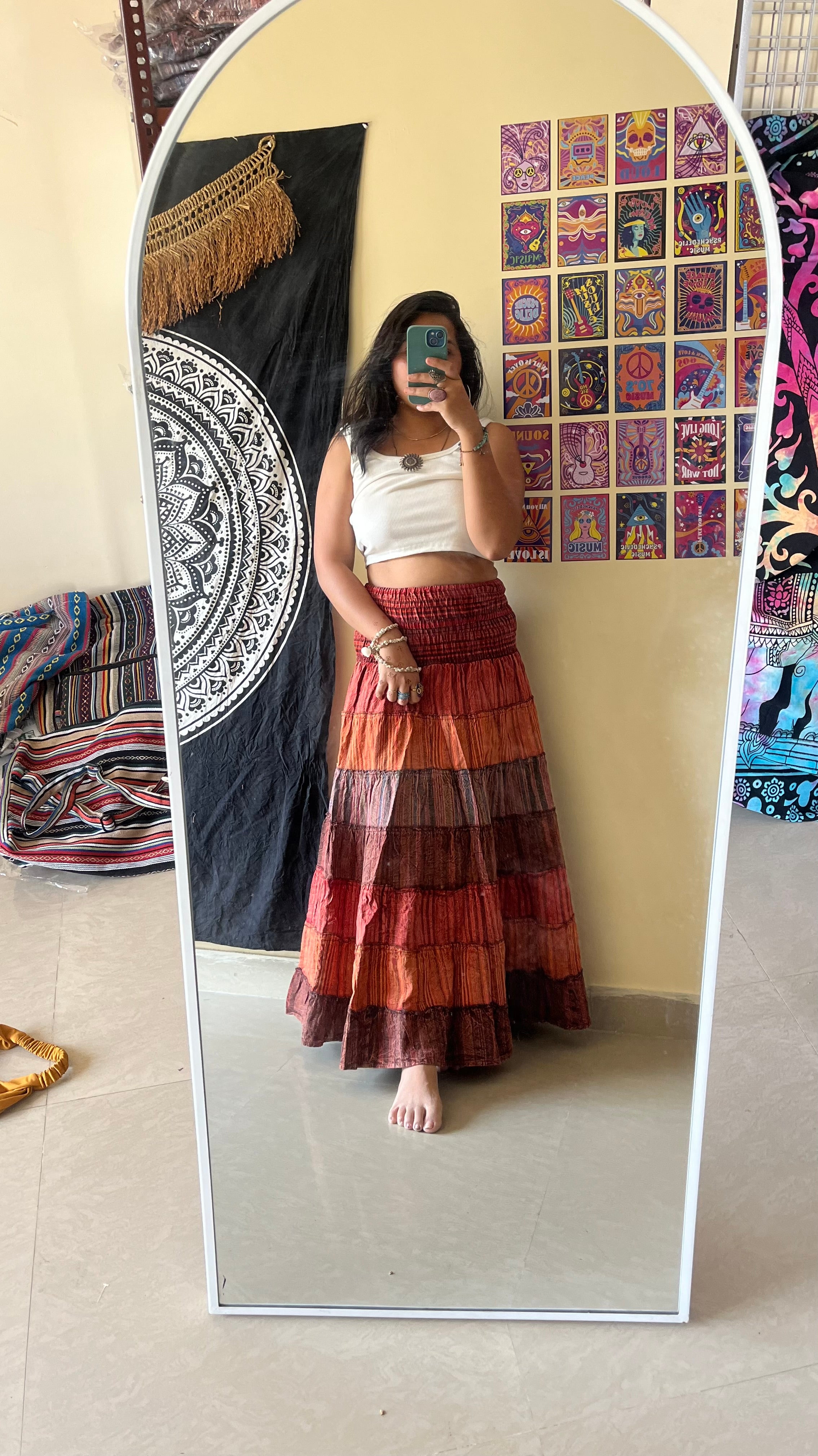 Boho Skirt - Sangria