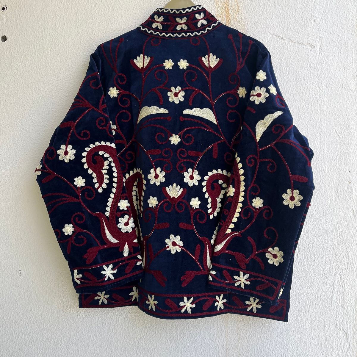Jaipuri Thread Velvet Jacket