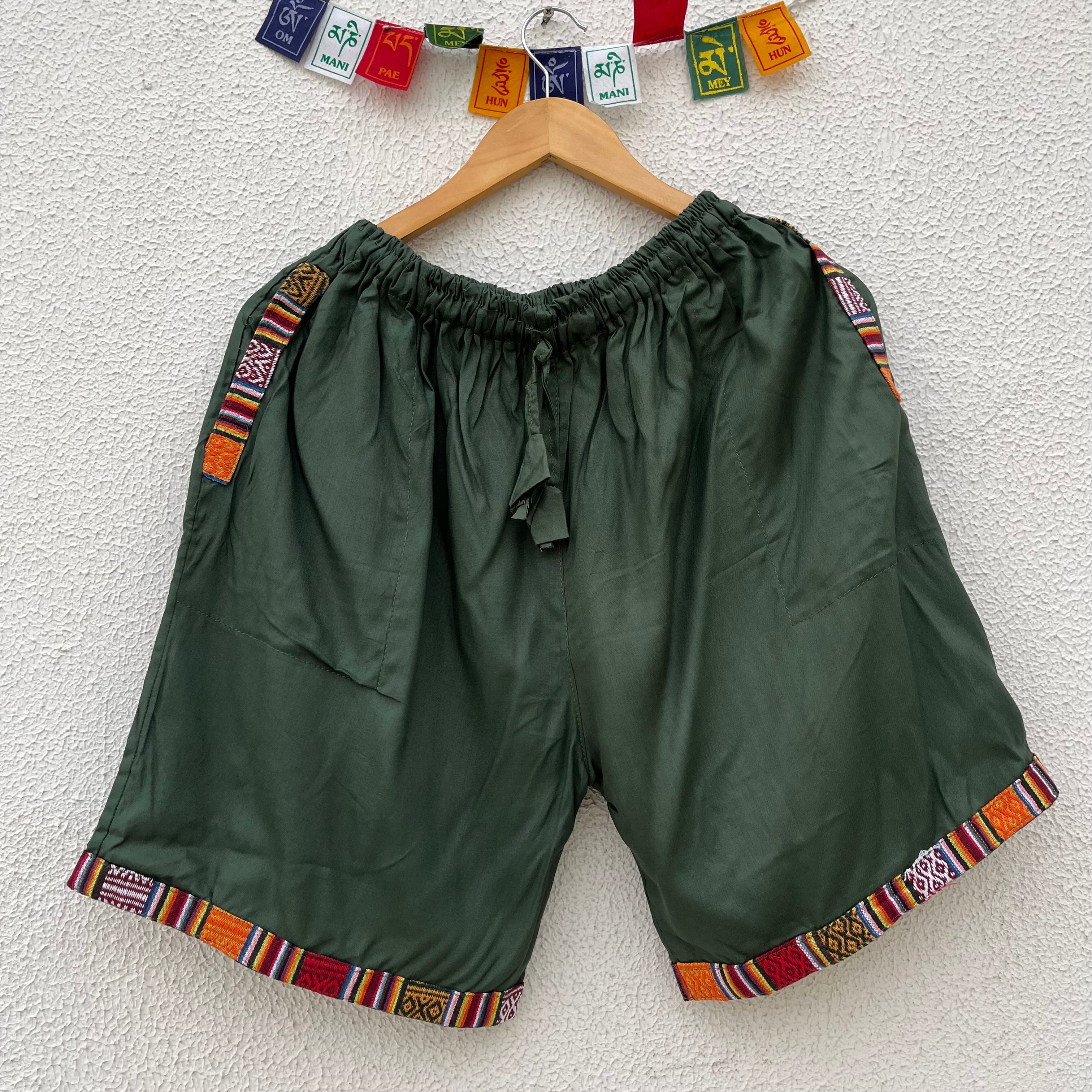 Pahadi Shorts - Dark Green
