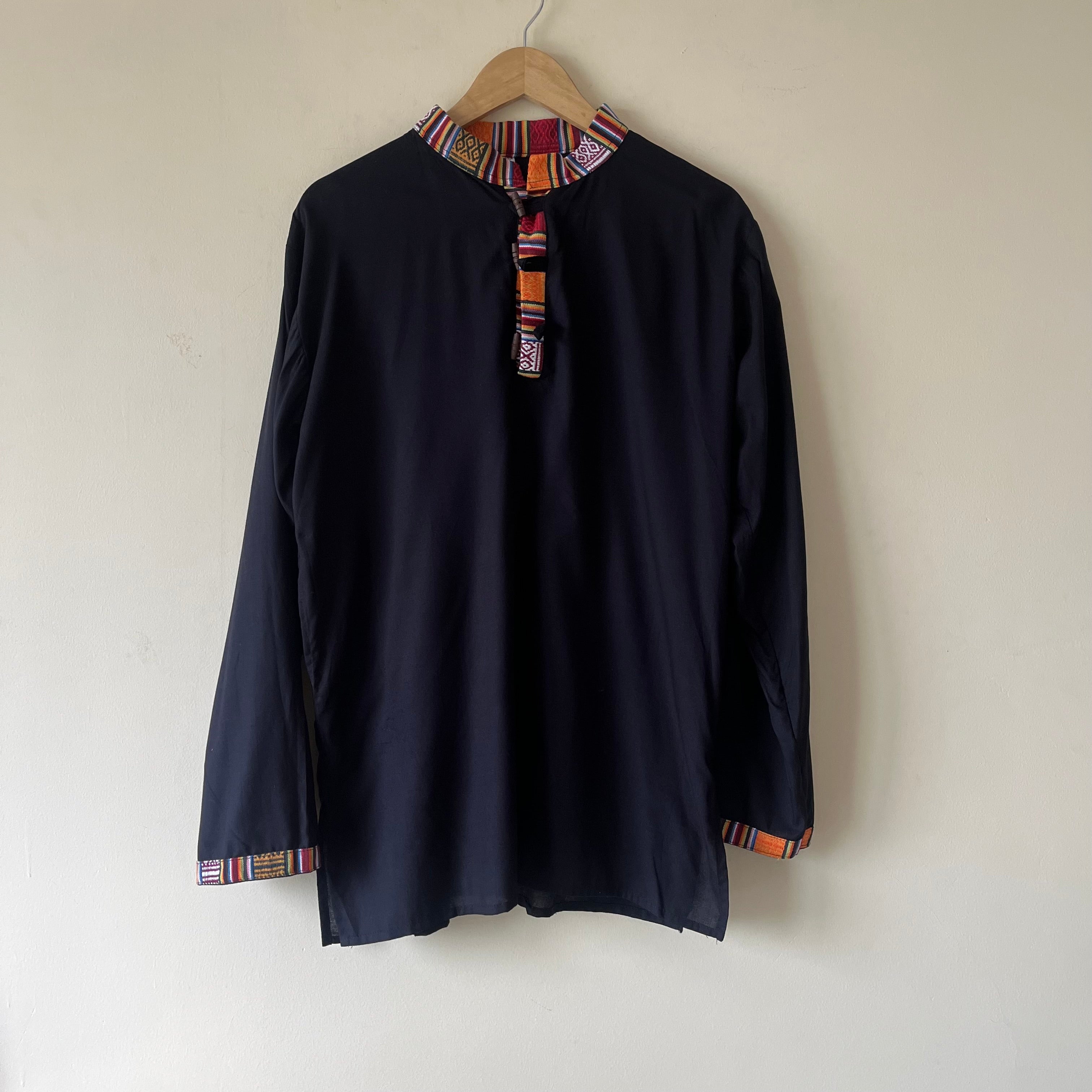 Nepali Kurta - Black