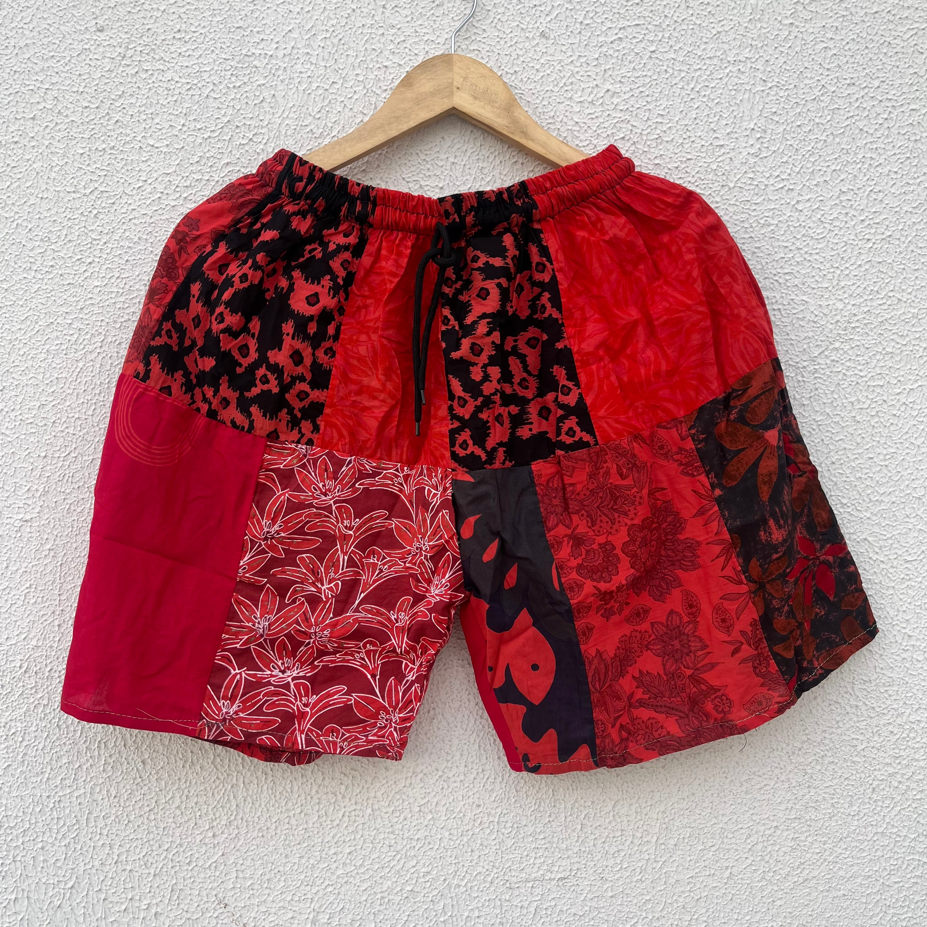 Patchwork Shorts - Rose