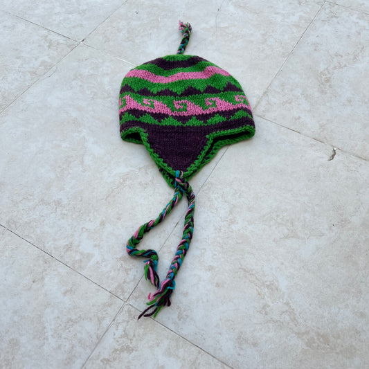 Winter Cap with braids