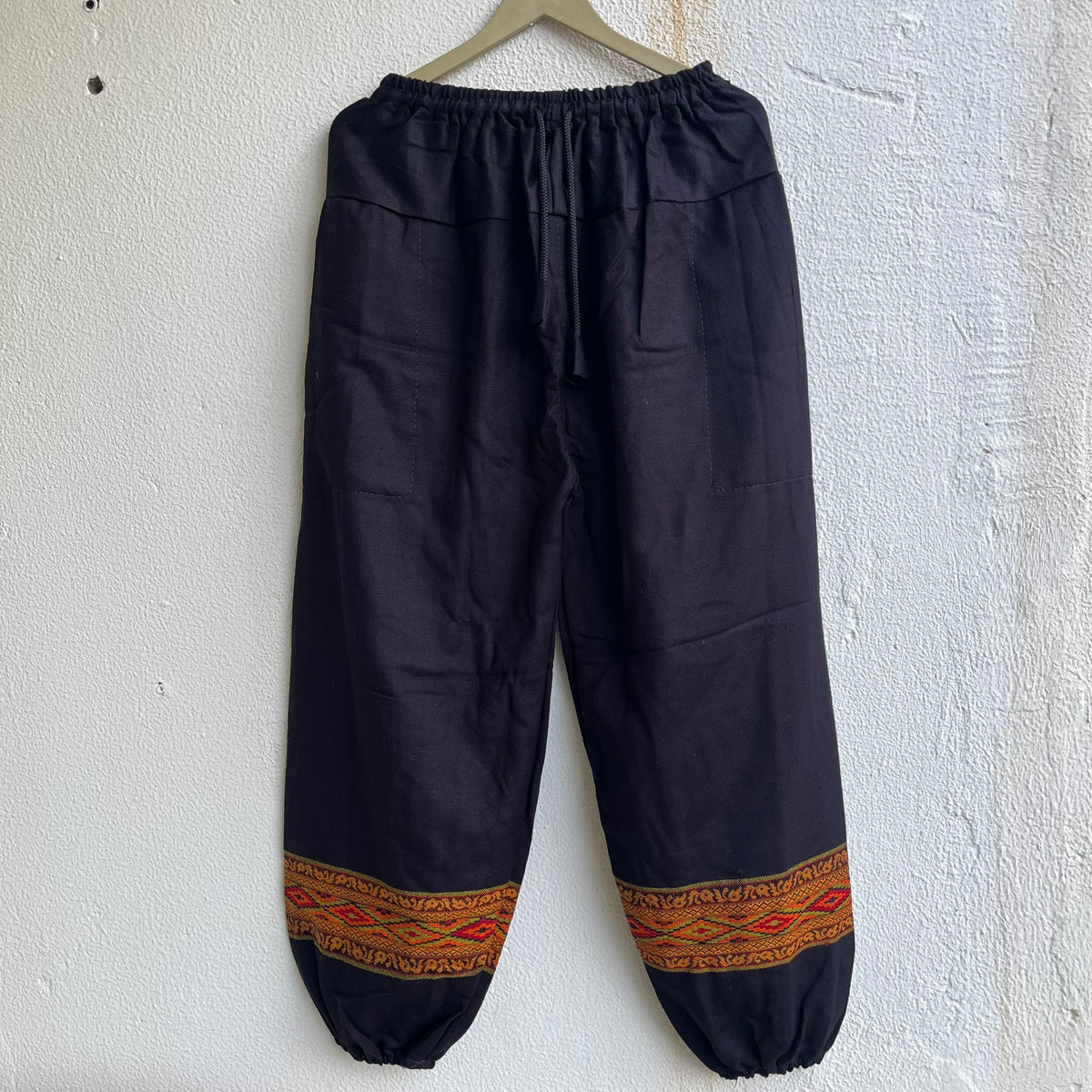 Woollen Pahadi Kullu Pants- Black