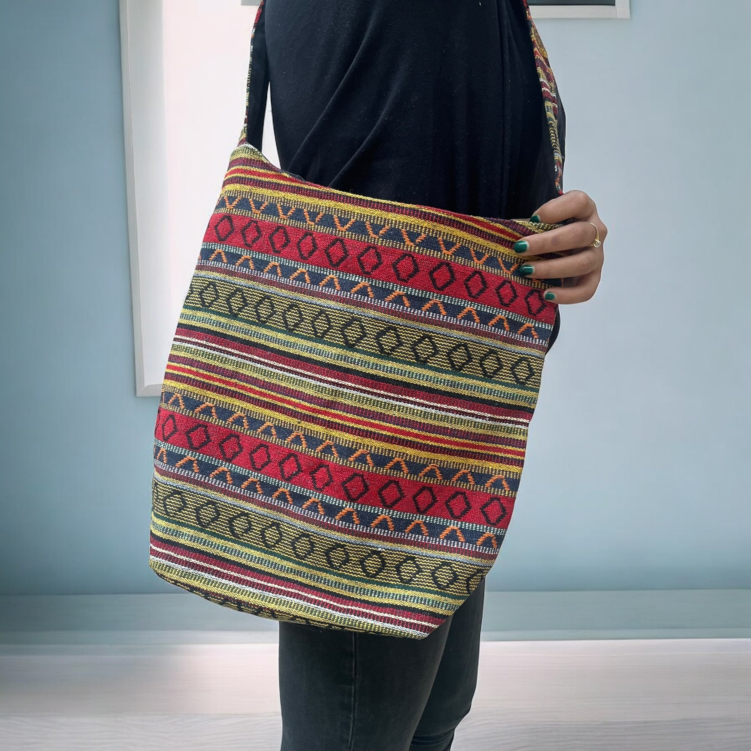 Big Hemp Jhola - Manmoji (Multicolor)