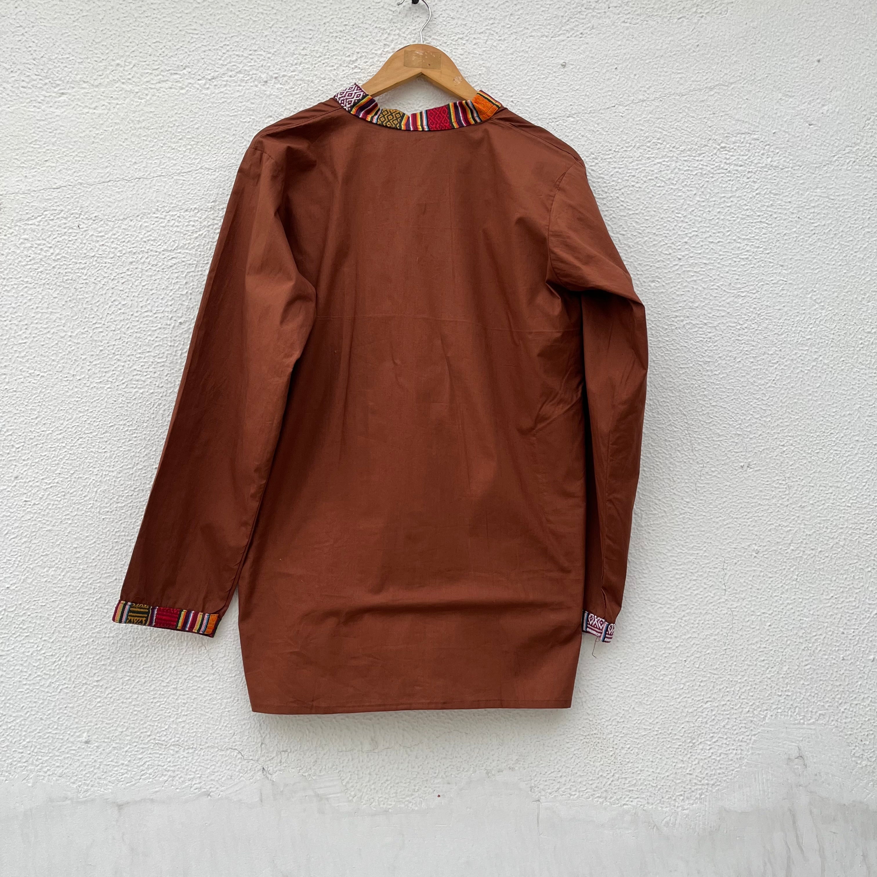 Nepali Kurta - Brown