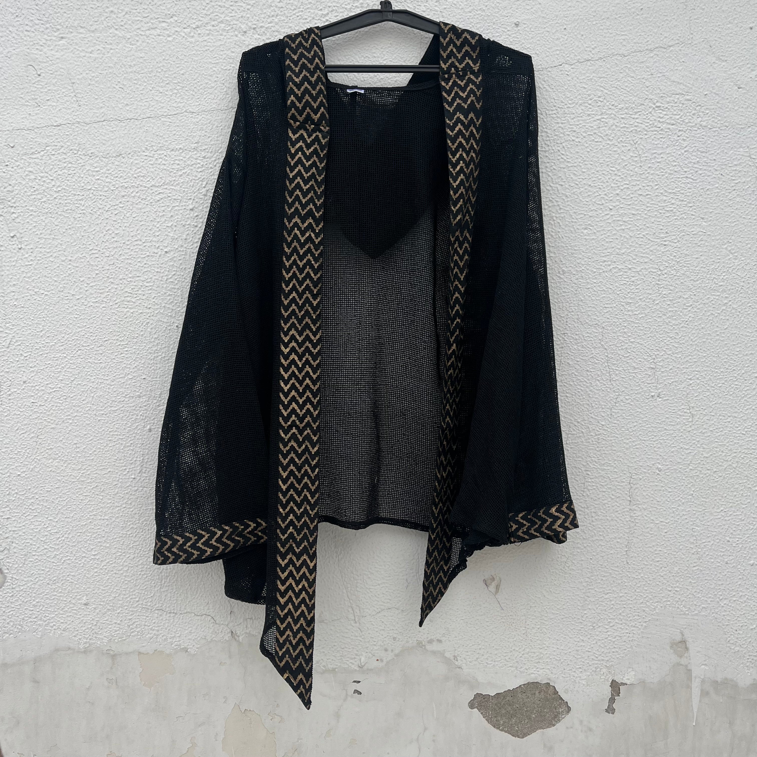 Kabira Cotton Shrug - Midnight Black