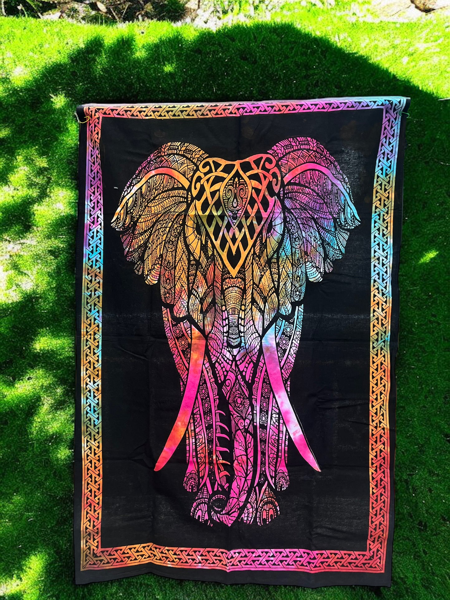 Trunked Tranquility: The Elephant Mandala