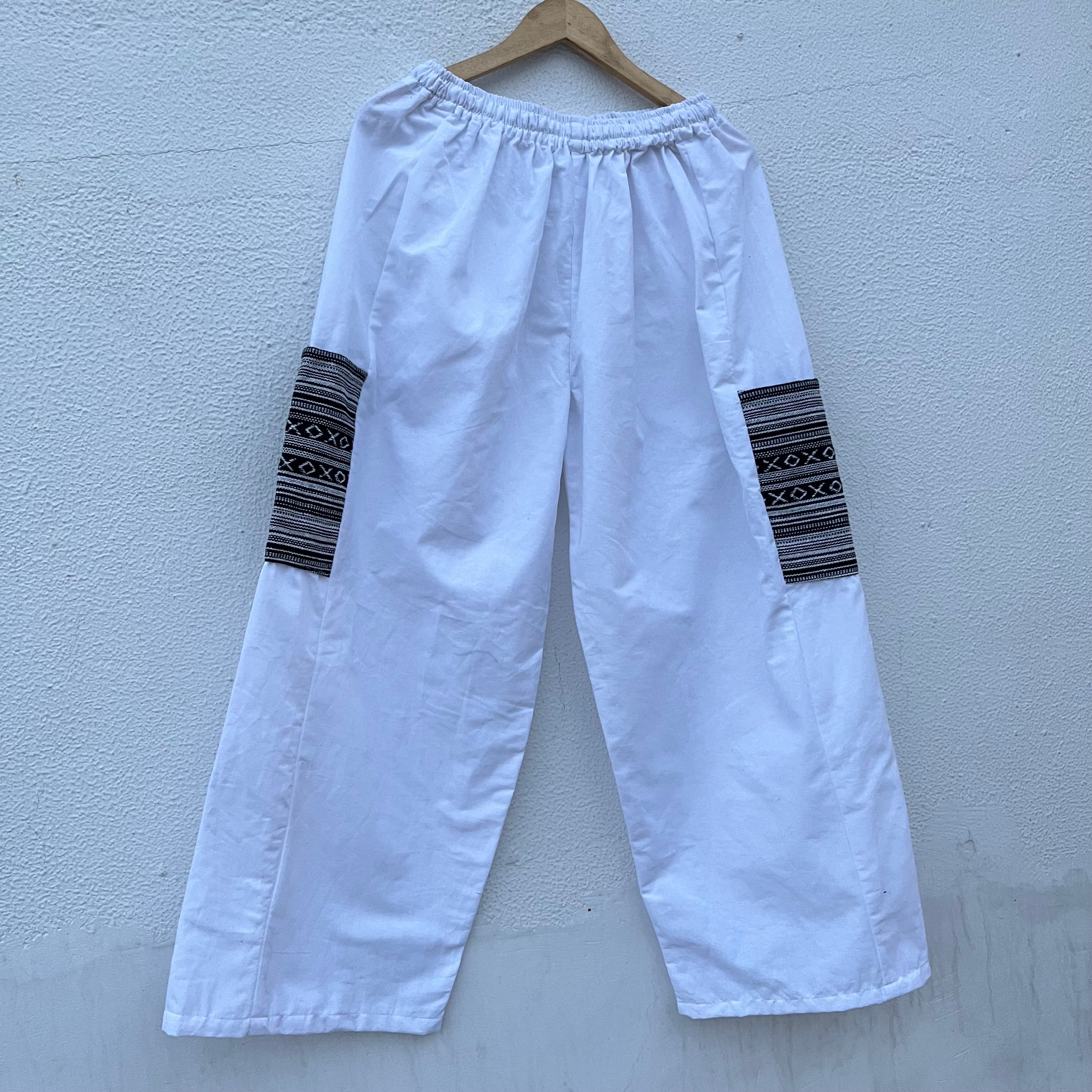 Pahadi Boho Pants - White