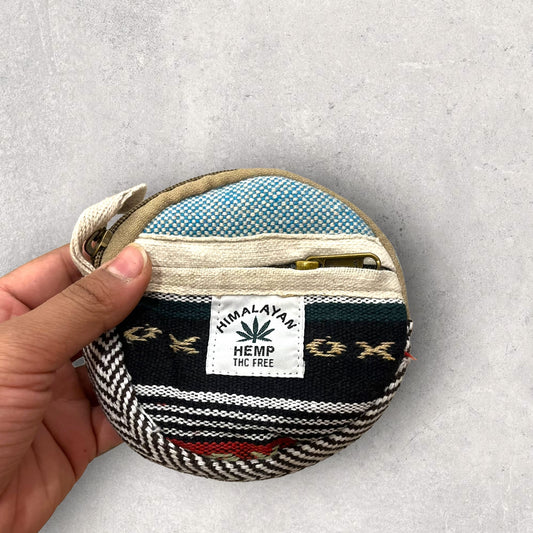 Mini Hemp Pouch (Round)