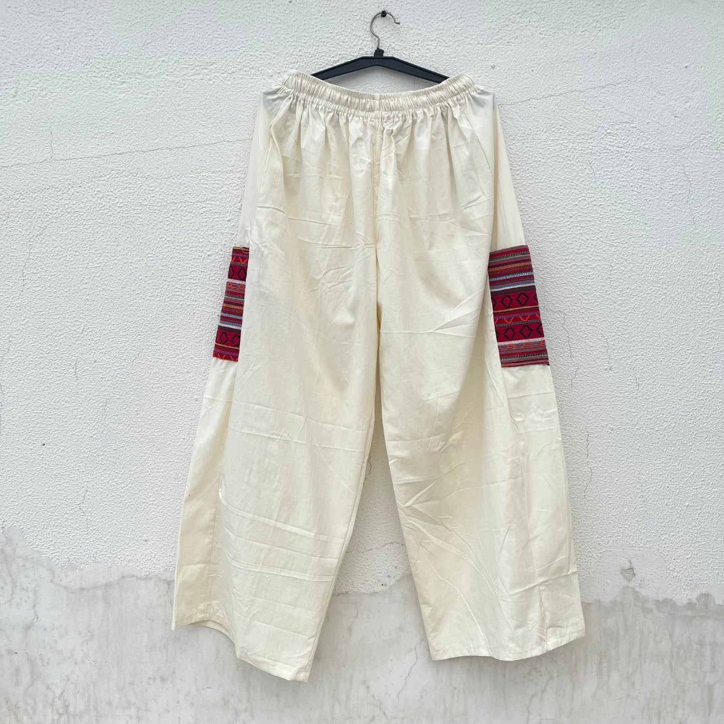 Pahadi Boho Pants - Cream
