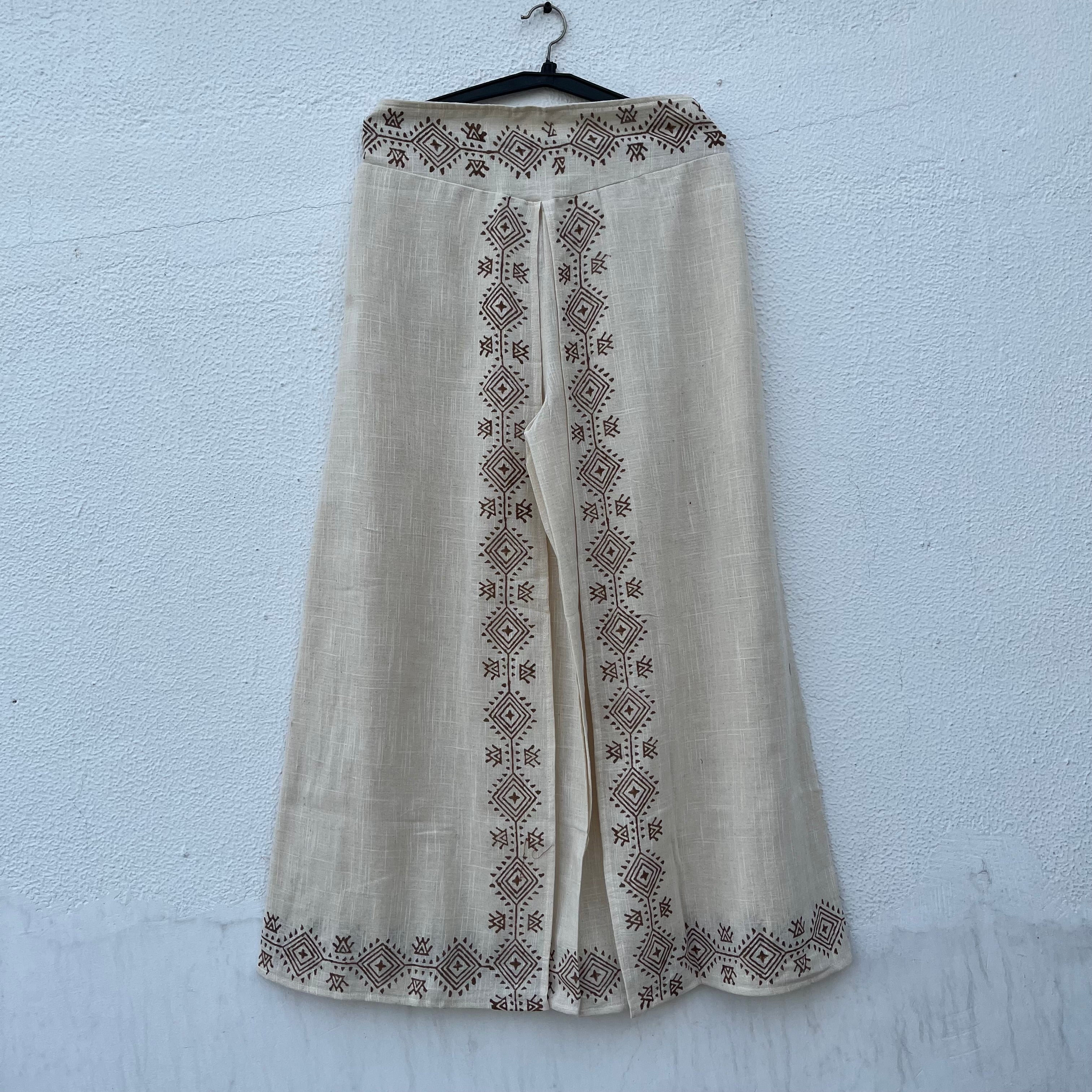 Mastani Cotton Pant- Ivory