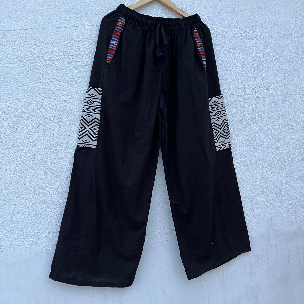 Pahadi Boho Pants - Black