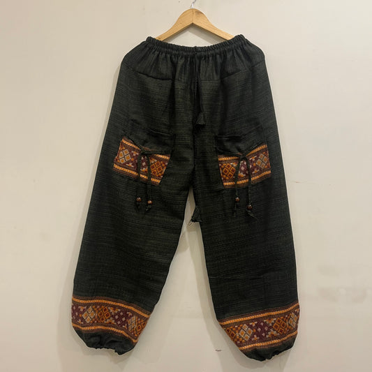 Woollen Pahadi Pants - Green