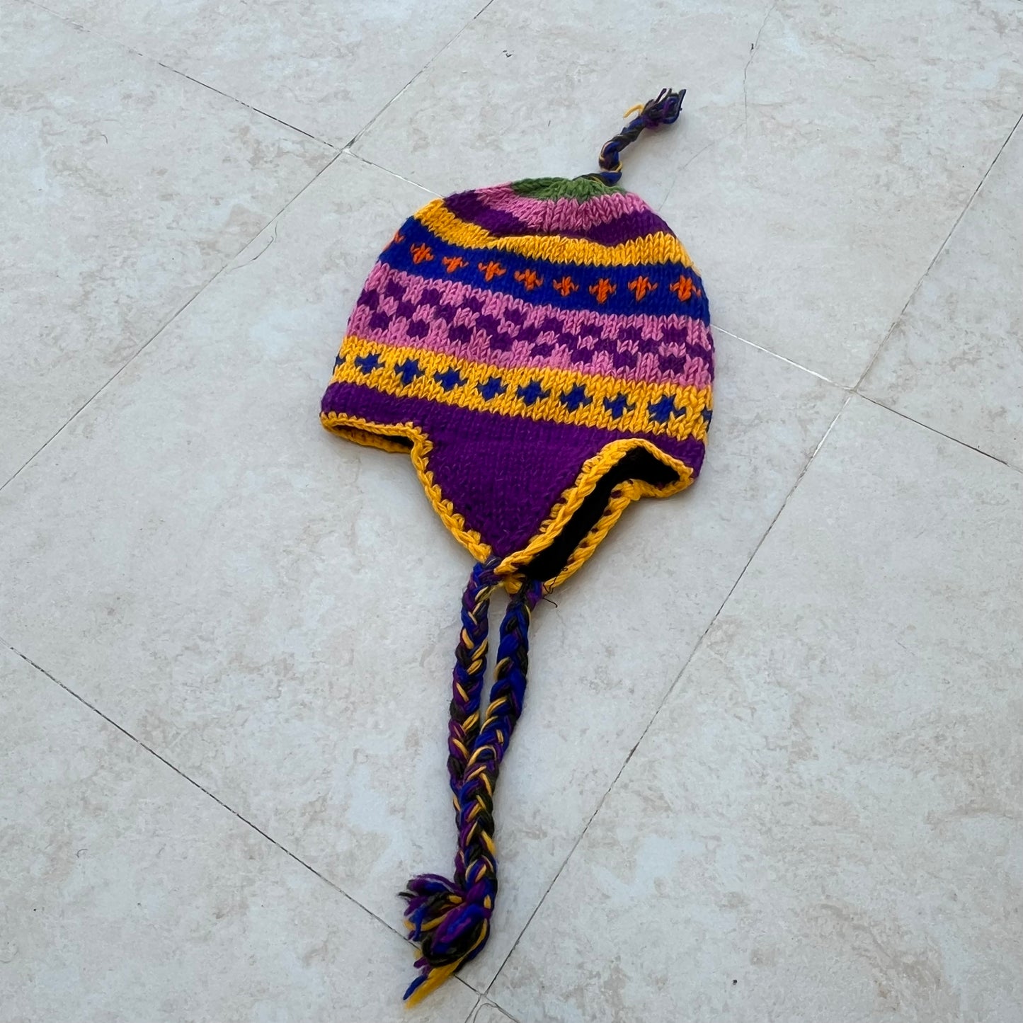 Winter Cap with braids