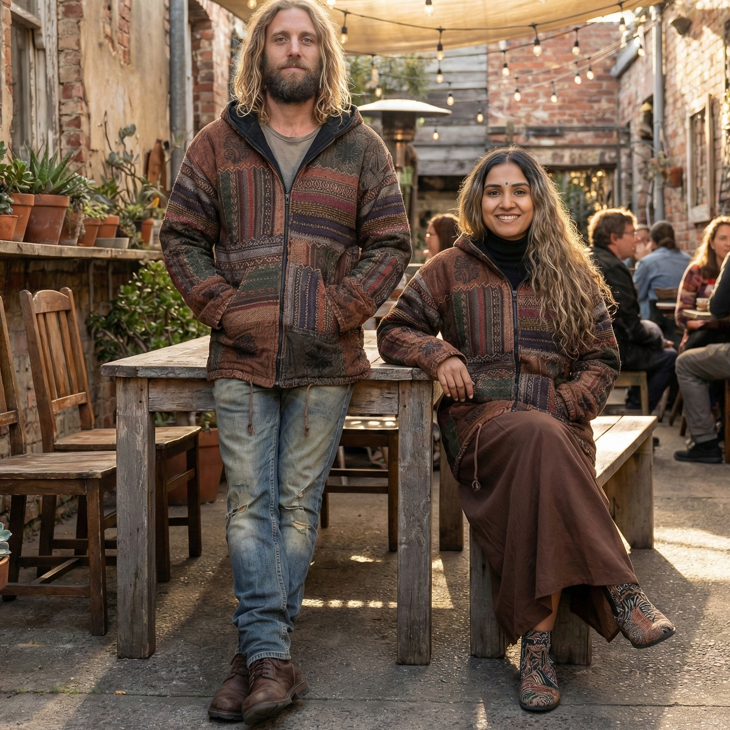 Himalayan Threads Jacket - Wood