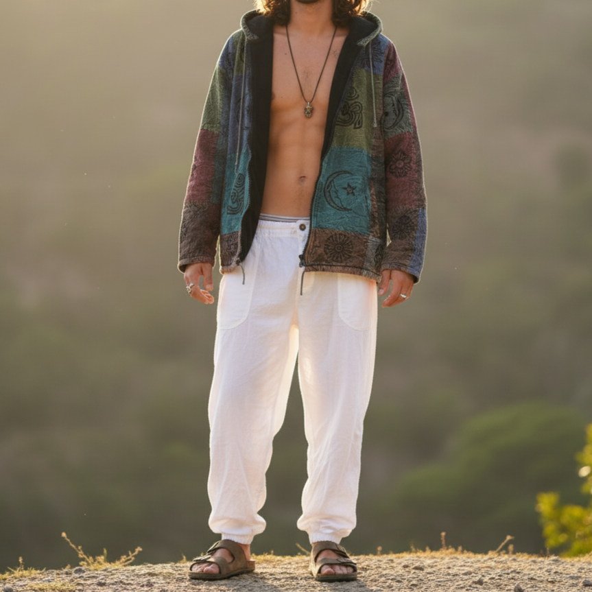 Pahadi Nepali Jacket - Multicolour