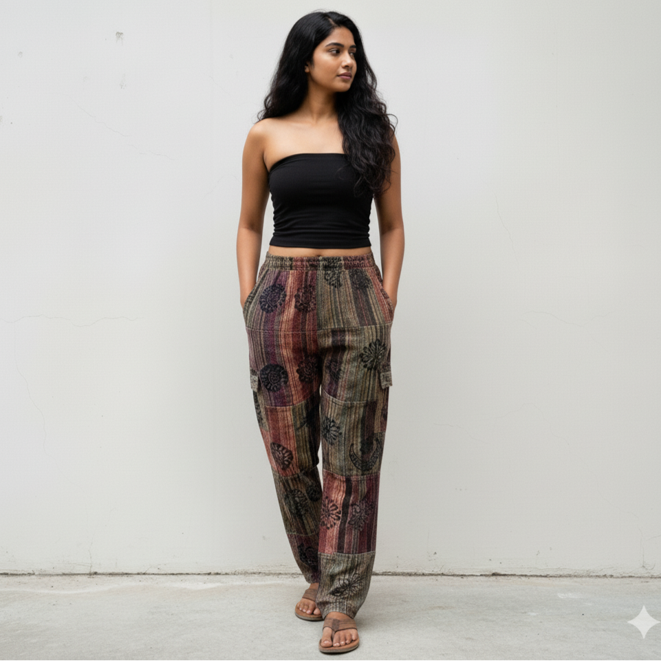 Manali Peaks Pants- Rust