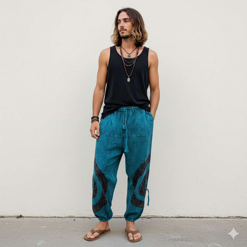 Munnar Trails Pants - Sea