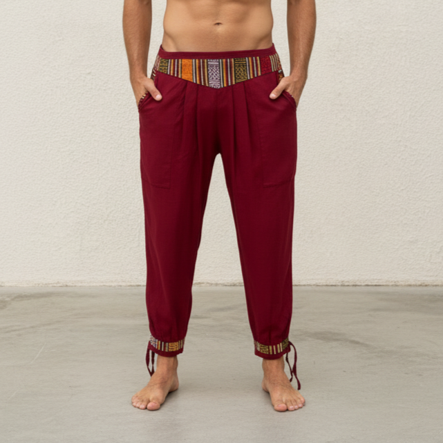 Nepali Pants - Maroon