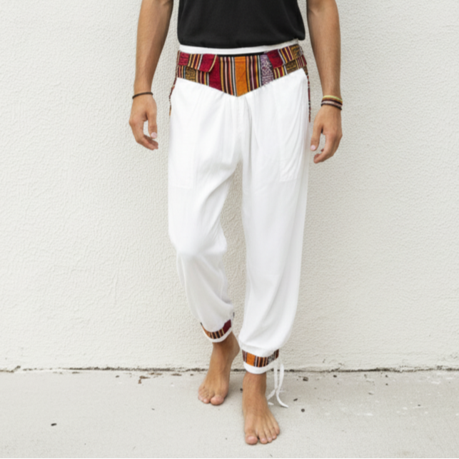 Nepali Pants - White