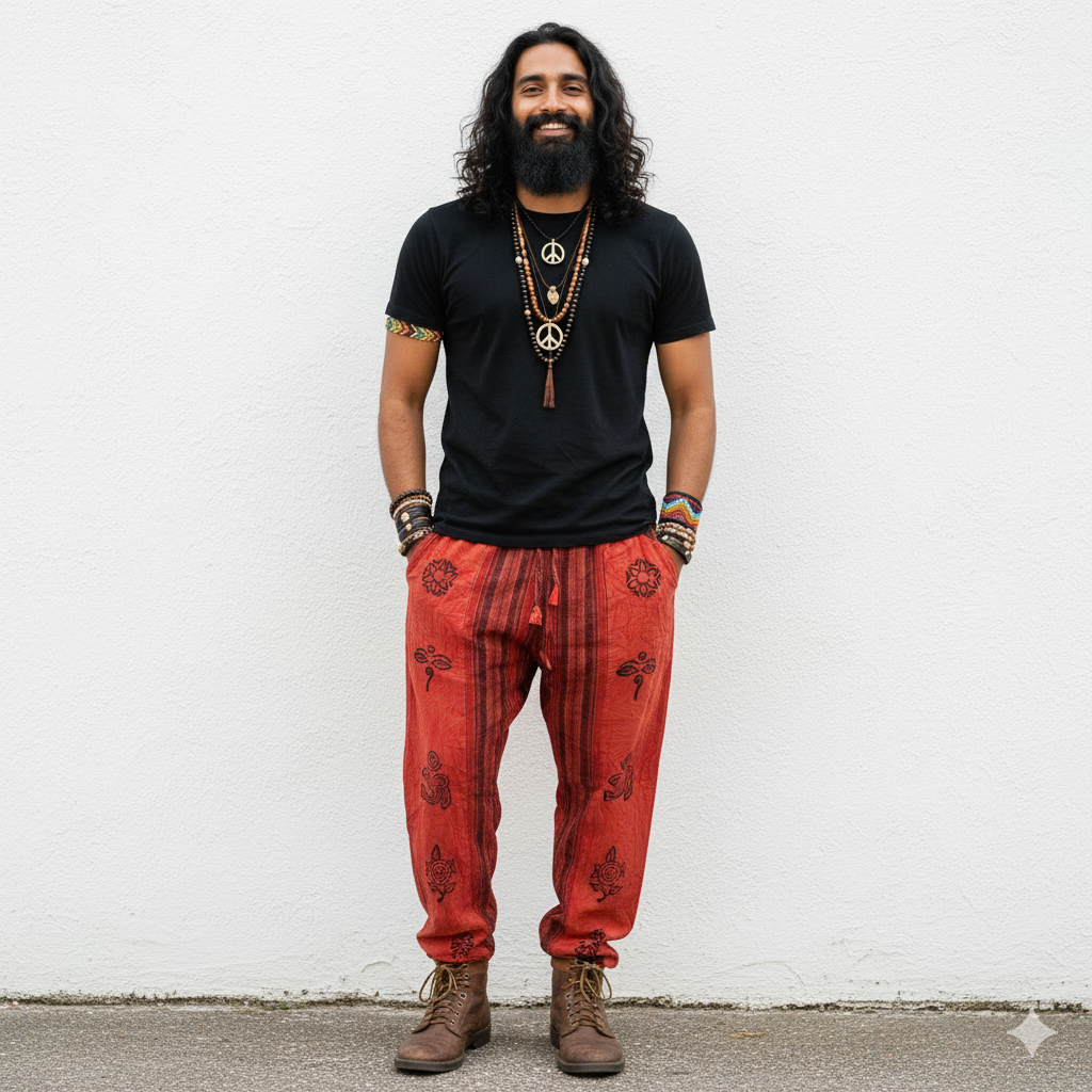 Dharamkot Bliss Pants - Cherry