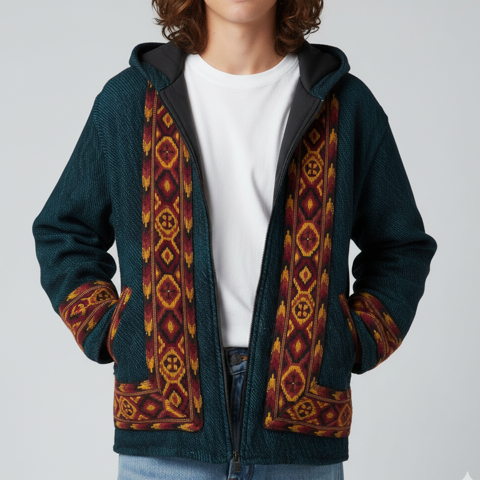 Himachali Jacket - Blue