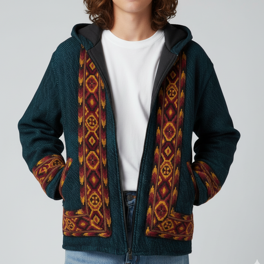 Himachali Jacket - Blue