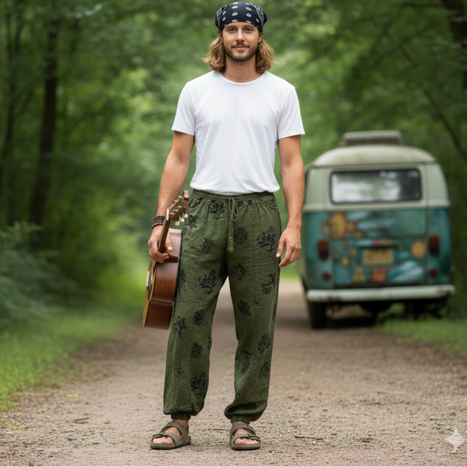 Dharamkot Bliss Pants - Forest