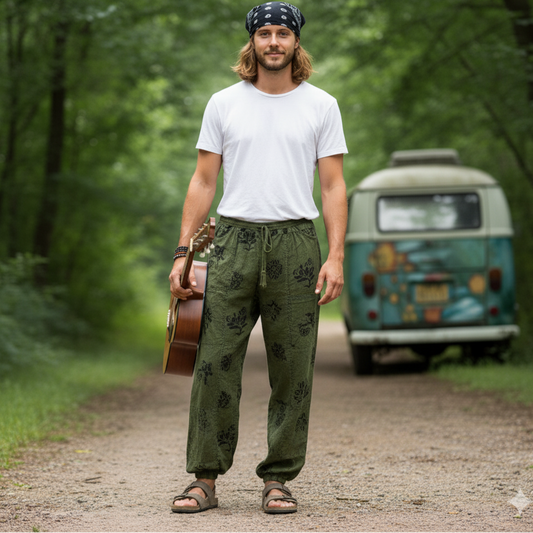 Dharamkot Bliss Pants - Forest