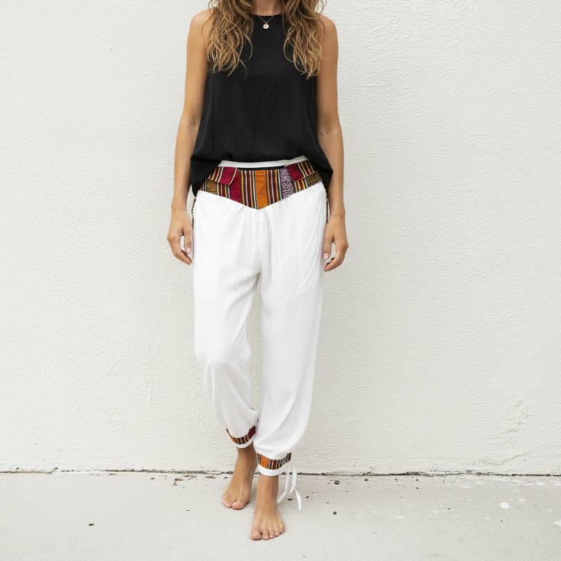 Nepali Pants - White