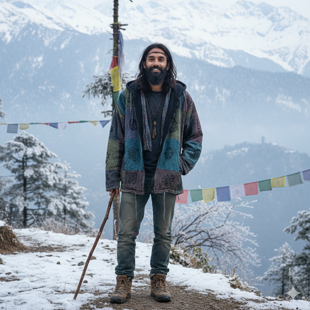 Pahadi Nepali Jacket - Multicolour