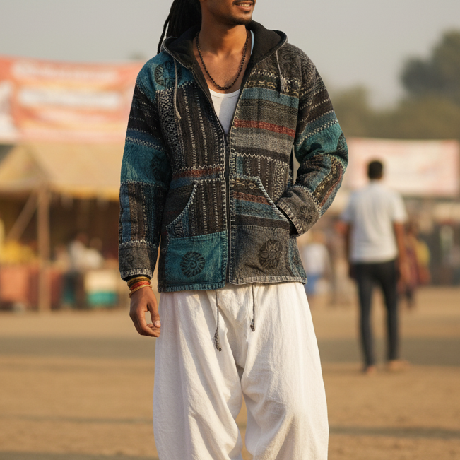 Himalayan Threads Jacket - Blues