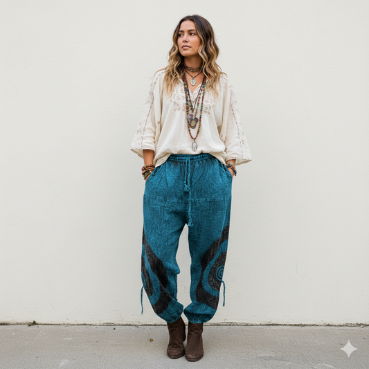 Munnar Trails Pants - Sea