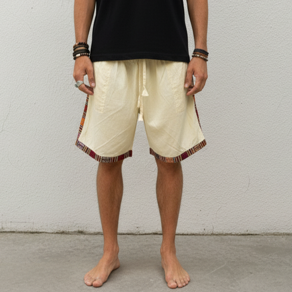 Pahadi Shorts - Cream