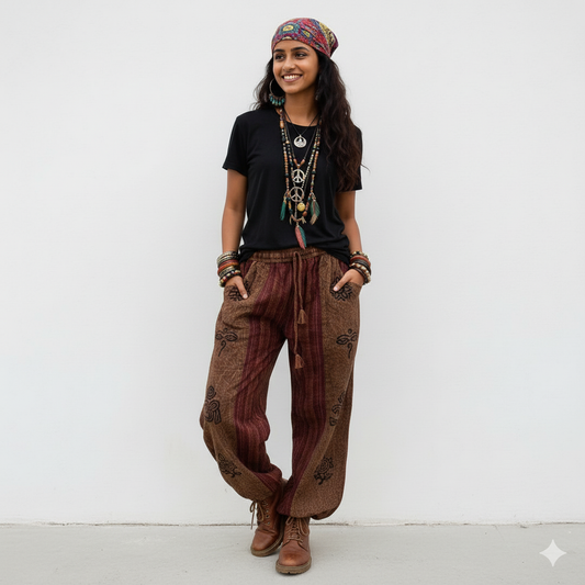 Dharamkot Bliss Pants - Coffee