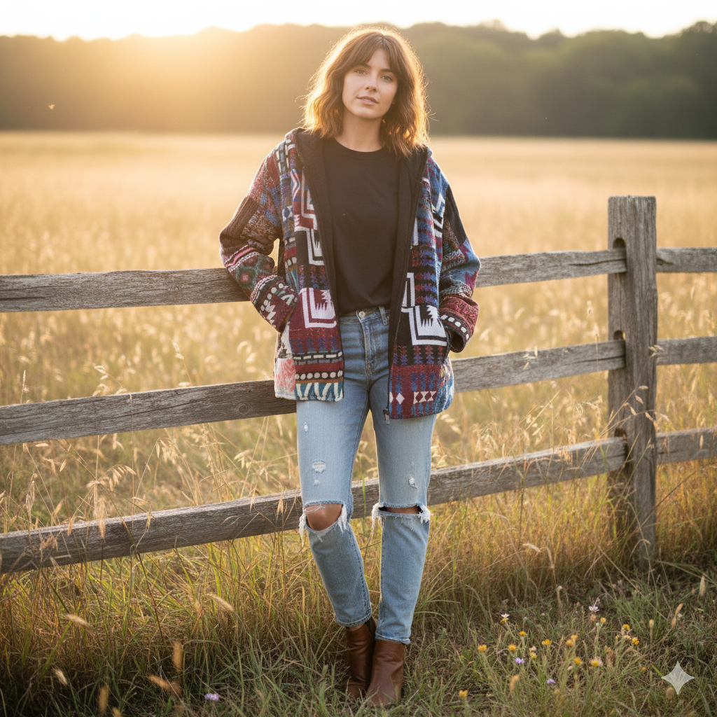 Himachali Jacket - Assorted Patchwork- XL