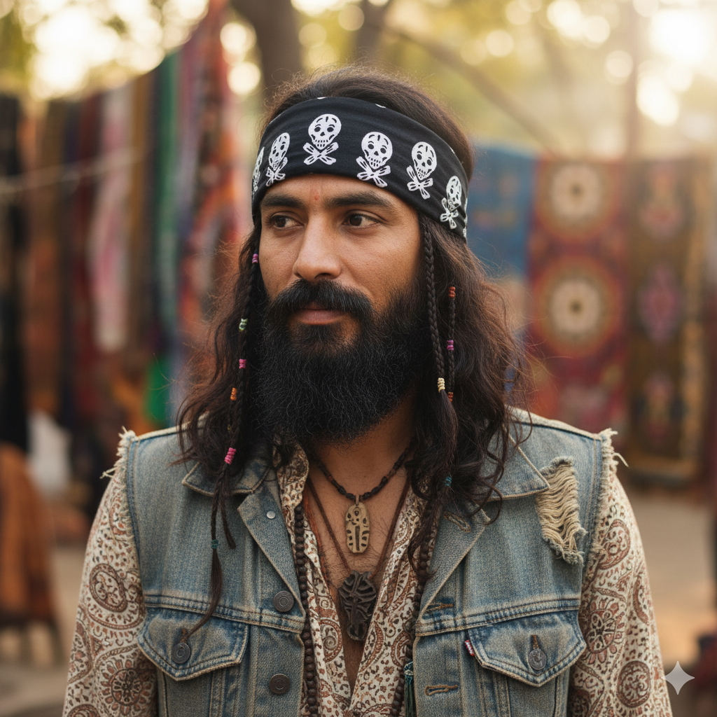Bandana : Skull Print