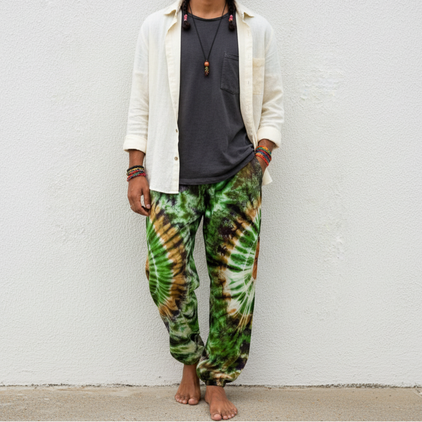 Kasol Trance Pants - Midnight Fern