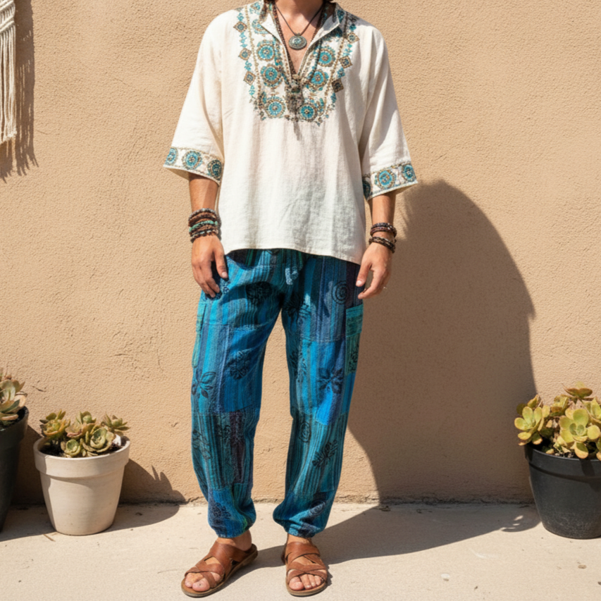 Manali Peaks Pants- Sea