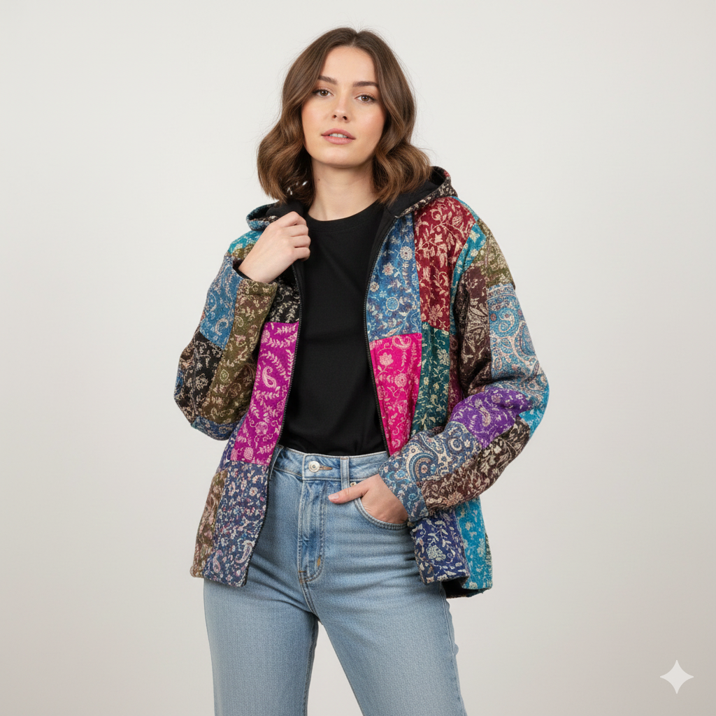 Himachali Jacket - Assorted Patchwork