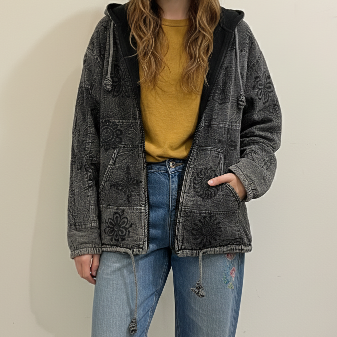 Pahadi Nepali Jacket - Night