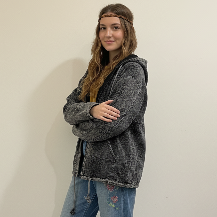 Pahadi Nepali Jacket - Night