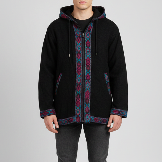 Himachali Jacket - Black