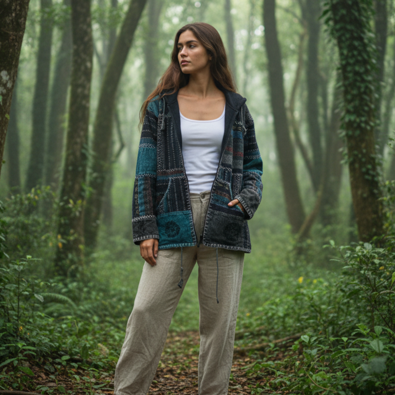 Himalayan Threads Jacket - Blues