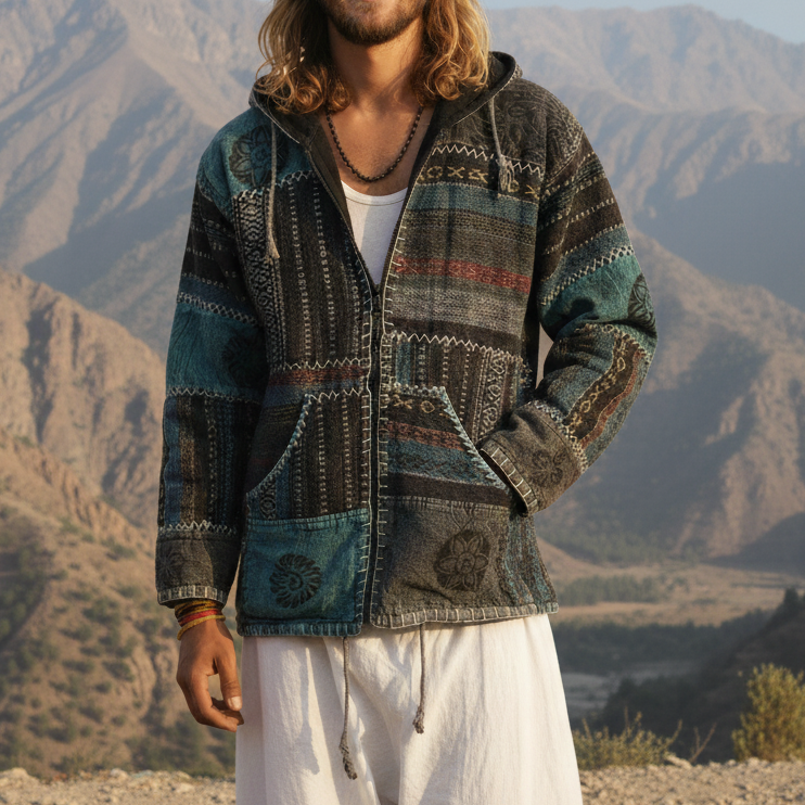 Himalayan Threads Jacket - Blues