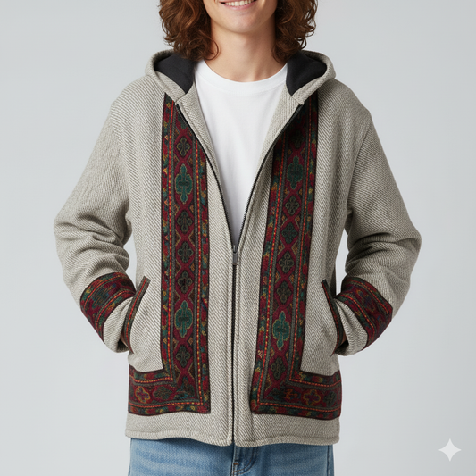 Himachali Jacket - Beige